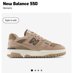 New Balance 550 Tan Sneakers